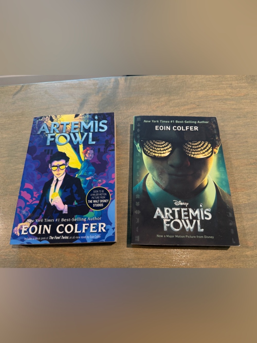 Artemis Fowl Paperback Books - Blue & Black Covers